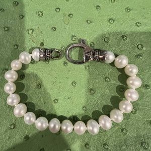 LAGOS - Sterling Silver "Luna" Single Strand Pearl Bracelet